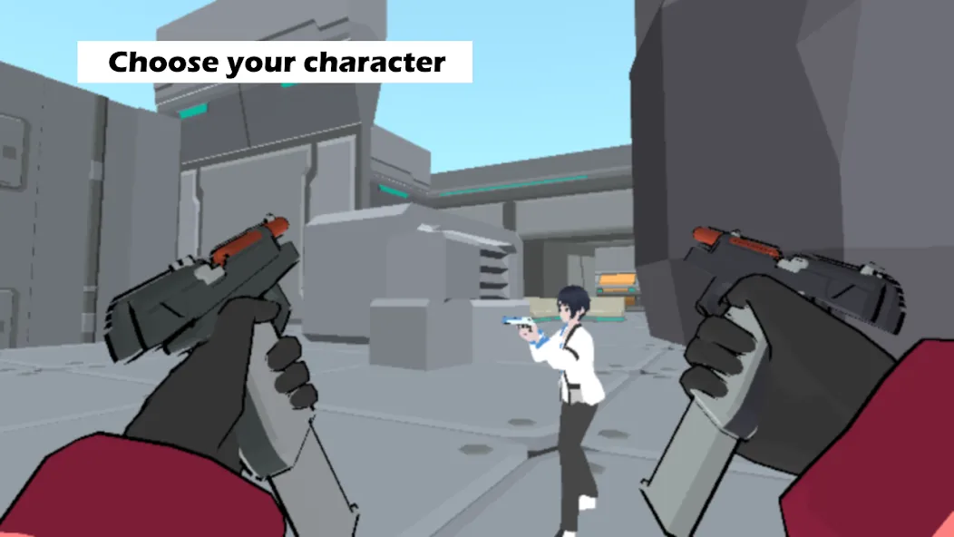 Rush Legends Parkour PvP FPS — Мод: Много денег — скриншот 1