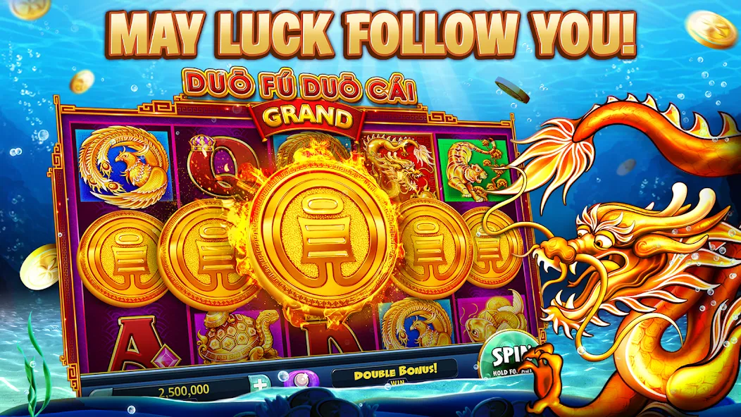 Gold Fish Casino Slot Games MOD APK на Android — Много денег — скриншот 2
