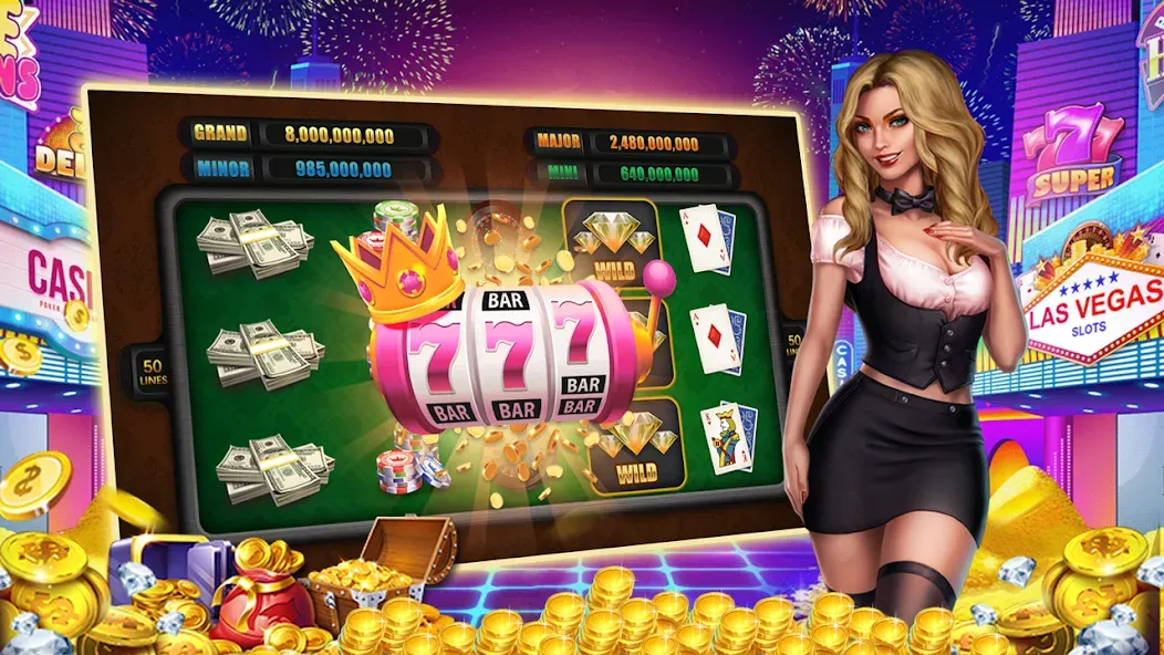 Скачать Winning Jackpot Slots Casino на Android — Много денег — скриншот 3