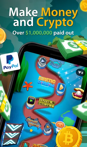 Big Time Cash - Make Money MOD — Много денег на Андроид — скриншот 2