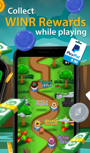 Big Time Cash - Make Money MOD — Много денег на Андроид — скриншот 3