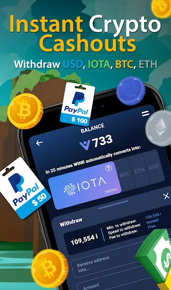 Big Time Cash - Make Money MOD — Много денег на Андроид — скриншот 4