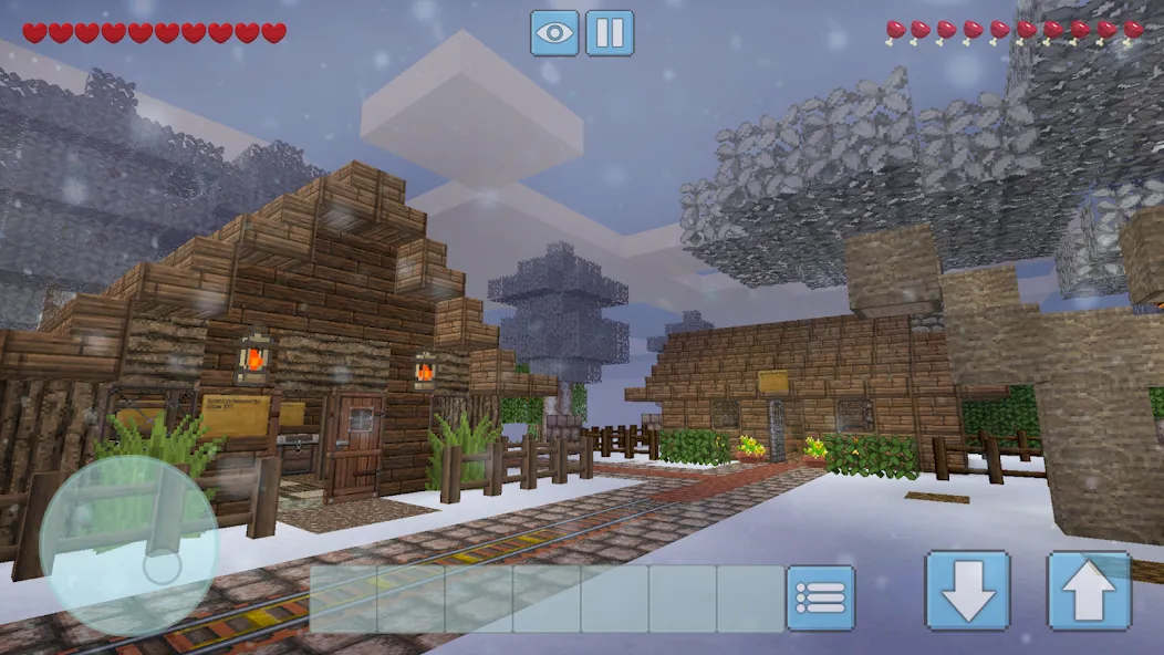 Взлом Winter Craft - Block Craft — Бесплатные покупки — скриншот 1 Взлом Winter Craft - Block Craft — Бесплатные покупки — скриншот 1