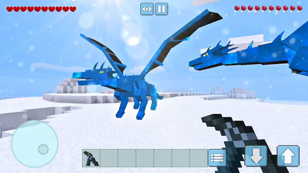 Взлом Winter Craft - Block Craft — Бесплатные покупки — скриншот 4 Взлом Winter Craft - Block Craft — Бесплатные покупки — скриншот 4