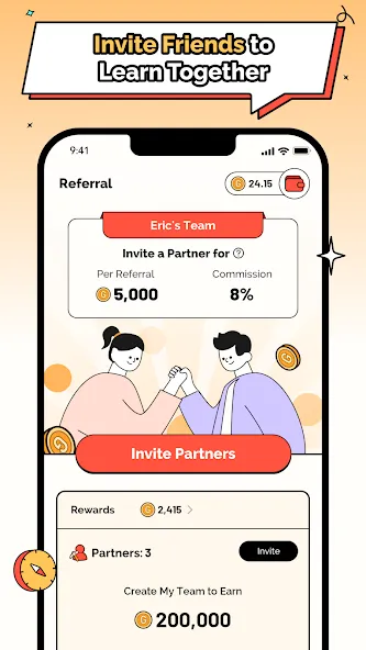 Скачать Witcoin: Web3 Play to Learn (Мод: Много денег) на Андроид — скриншот 4