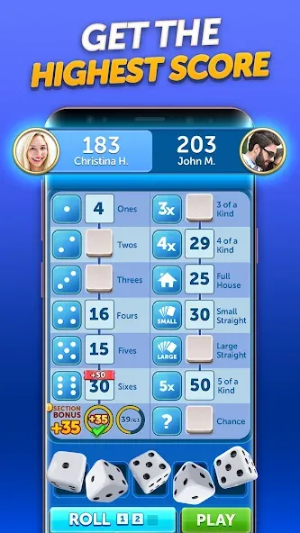Dice With Buddies™ Social Game — Много бесплатных бросков — скриншот 4
