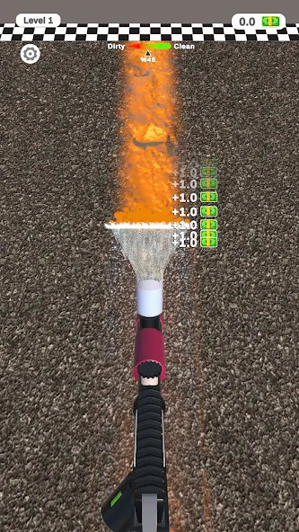 Скачать взломанную Pressure Washing Run — Много денег — скриншот 3