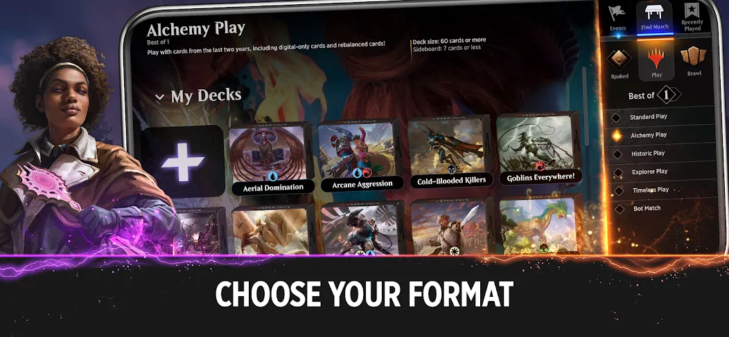 Скачать взлом Magic: The Gathering Arena на Андроид — Много денег и бесконечные кристаллы — скриншот 5