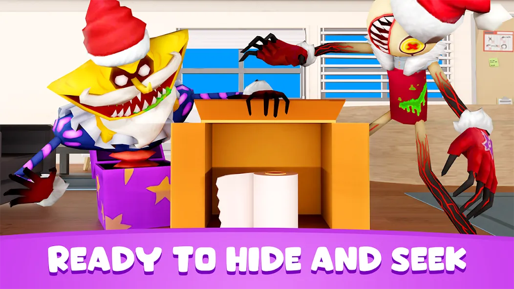 Hide and Go Seek: Monster Hunt (Мод Много денег и бессмертие) — скриншот 1