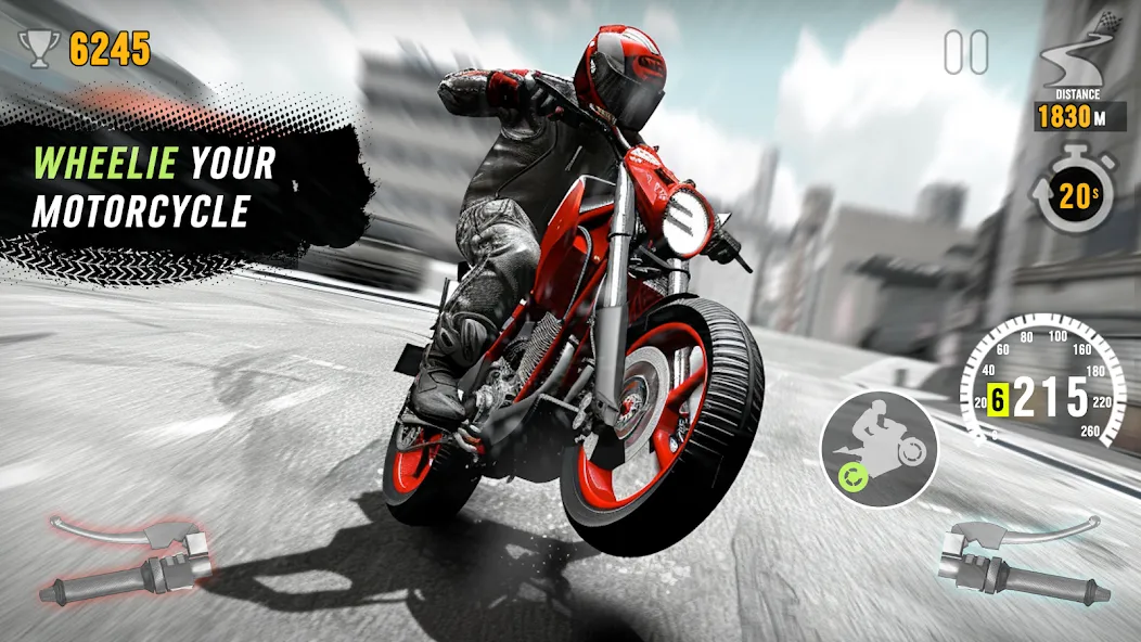 Взломанная Motor Tour: Biker's Challenge на Андроид — Много денег — скриншот 3