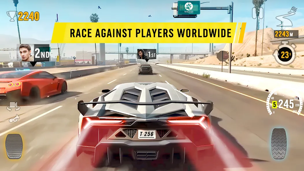 Traffic Tour: Car Fury MOD APK — Много денег — скриншот 3