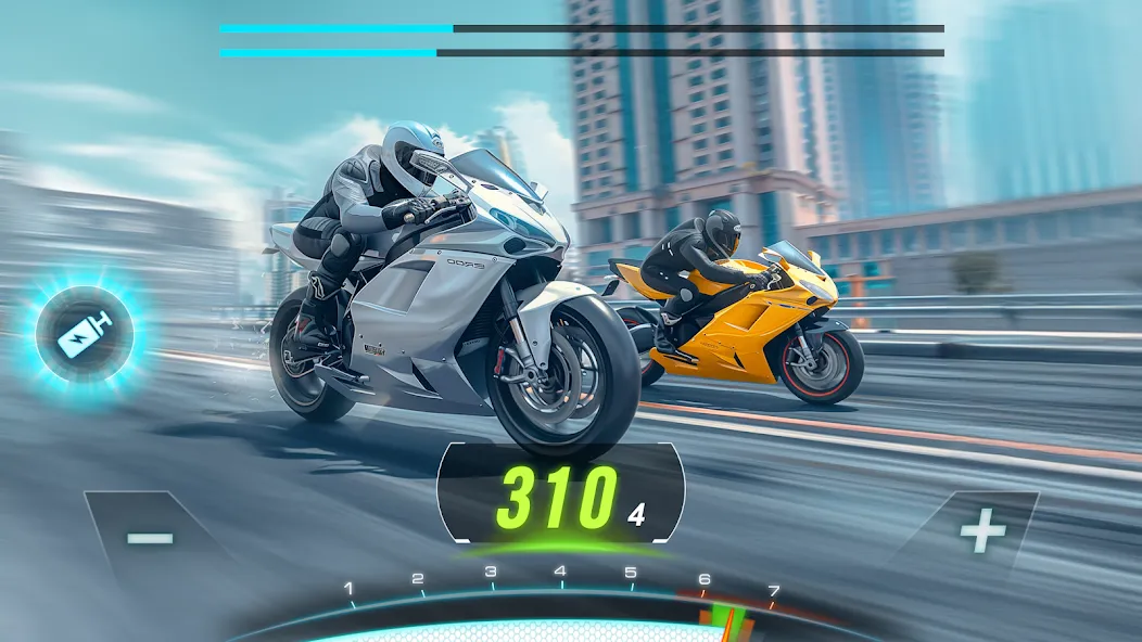 Скачать взлом Motor Bike: Xtreme Races на Андроид — Много денег — скриншот 3