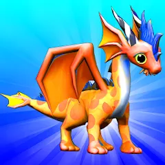 Скачать Talking Dragon Family с модом — Много денег