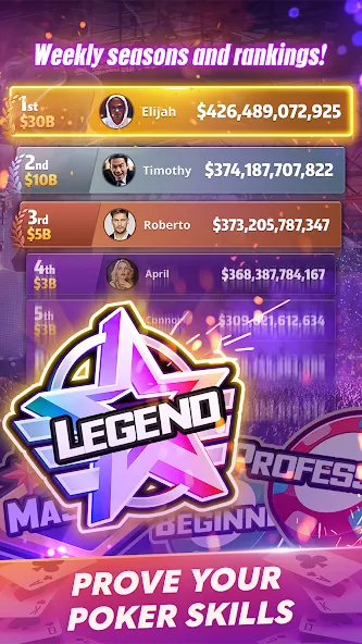 Скачать Mega Hit Poker: Texas Holdem на Андроид — Бесконечные фишки и деньги — скриншот 5