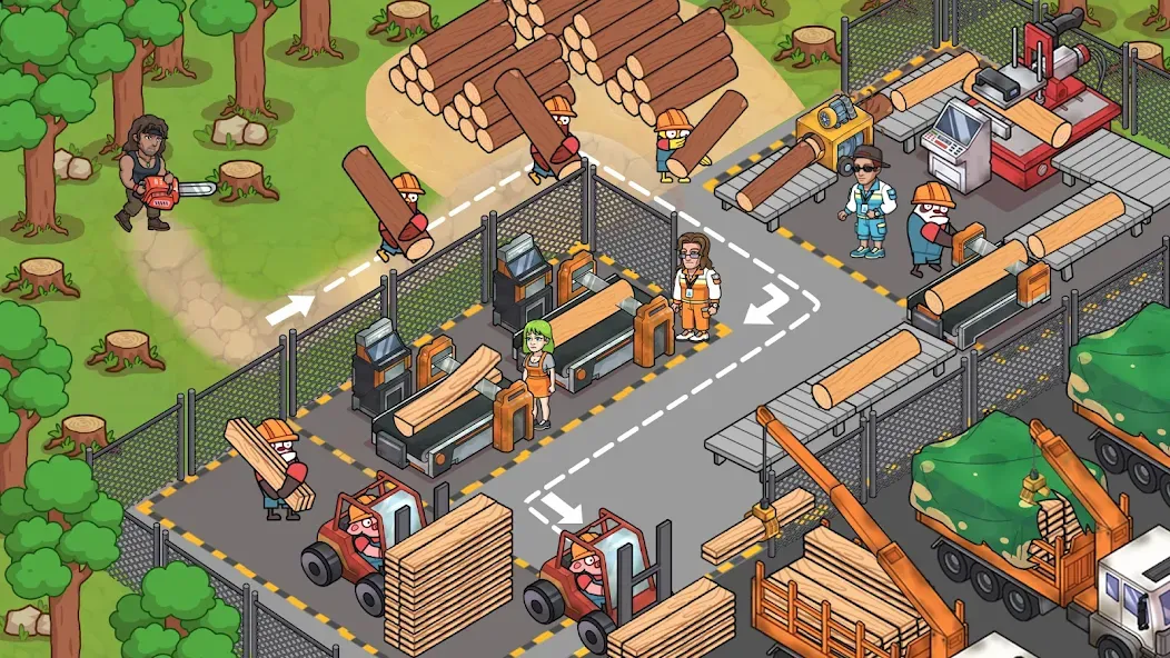 Lumber Out MOD APK — Много денег и без рекламы — скриншот 1
