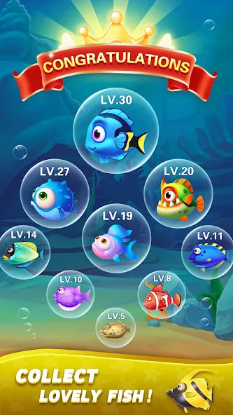 Взломанная Block Ocean 1010 Puzzle Games на Андроид — Много денег — скриншот 5