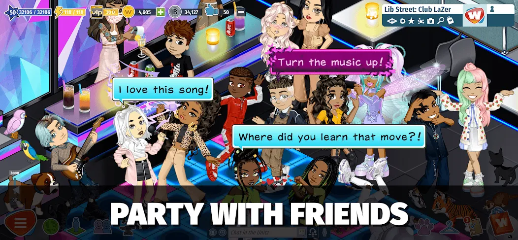 Woozworld - Virtual World (Мод Много денег и VIP) — скриншот 5