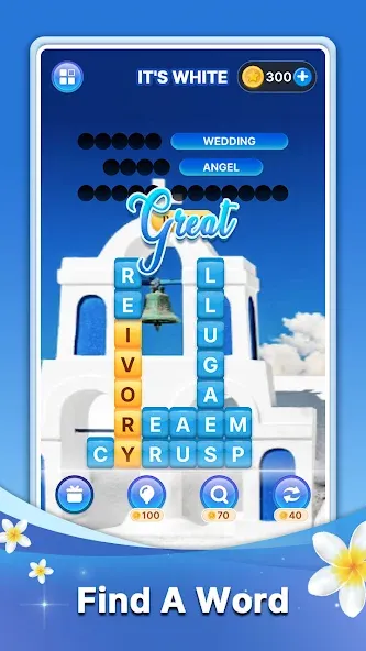 Word Search Block Puzzle Game (Мод Без рекламы) — скриншот 1