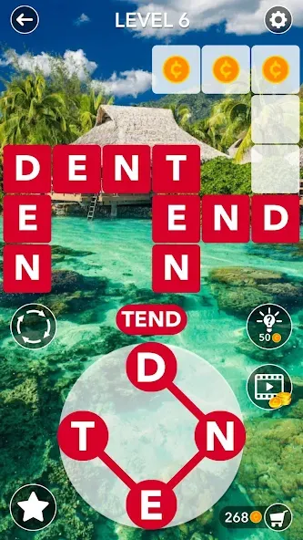 Скачать Word Crossword Search на Android — Бесплатные подсказки — скриншот 2