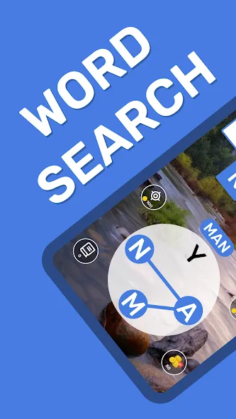 Взломанная Word Search Puzzle Game на Андроид — Все уровни открыты и без рекламы — скриншот 1