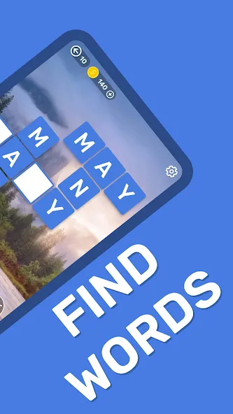 Взломанная Word Search Puzzle Game на Андроид — Все уровни открыты и без рекламы — скриншот 2