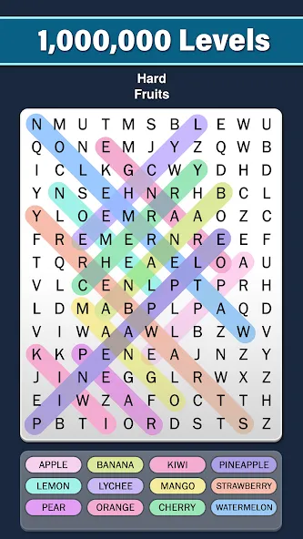 Word Search: Word Find MOD — Много денег на Андроид — скриншот 3
