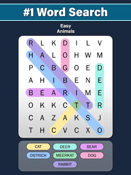 Word Search: Word Find MOD — Много денег на Андроид — скриншот 4