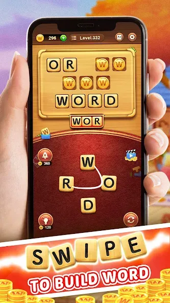 Word Connect на Андроид — Много денег — скриншот 1 Word Connect на Андроид — Много денег — скриншот 1