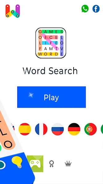 Скачать Word Search — Всё открыто — скриншот 4