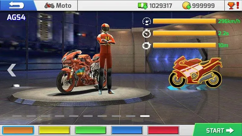 Real Bike Racing на Андроид — Много денег и всё открыто — скриншот 5