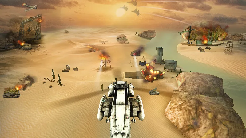 Скачать взлом Gunship Strike 3D на Андроид — Много денег — скриншот 1