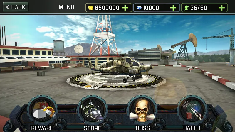 Скачать взлом Gunship Strike 3D на Андроид — Много денег — скриншот 3