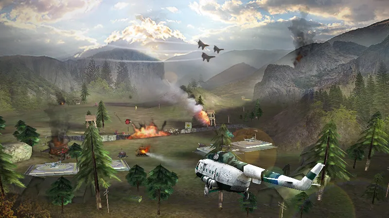 Скачать взлом Gunship Strike 3D на Андроид — Много денег — скриншот 4