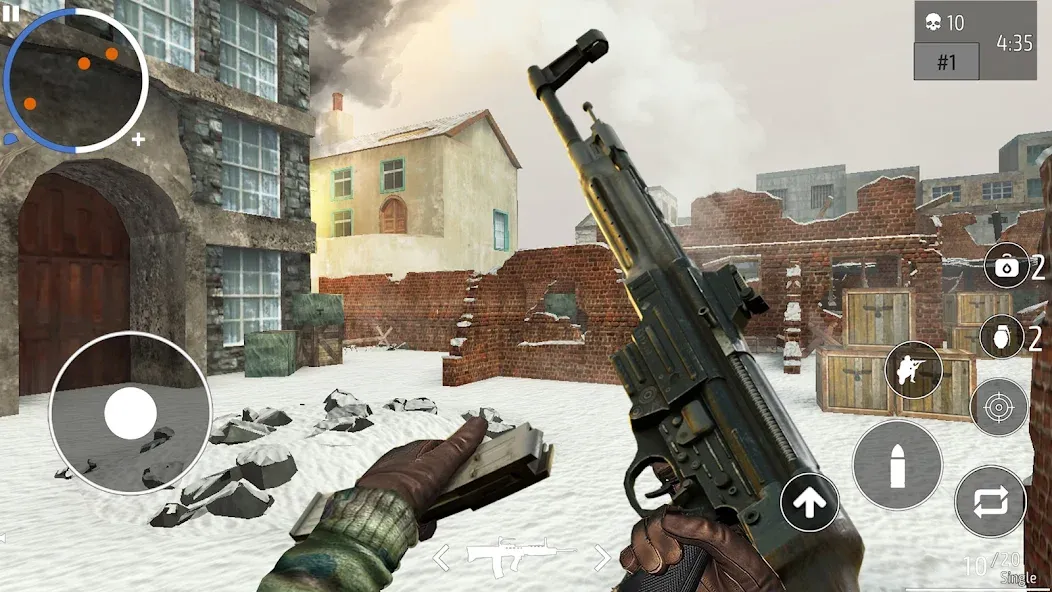 Скачать World War 2 Shooter offline с модом — Много денег и патронов — скриншот 2