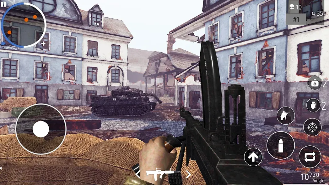 Скачать World War 2 Shooter offline с модом — Много денег и патронов — скриншот 3