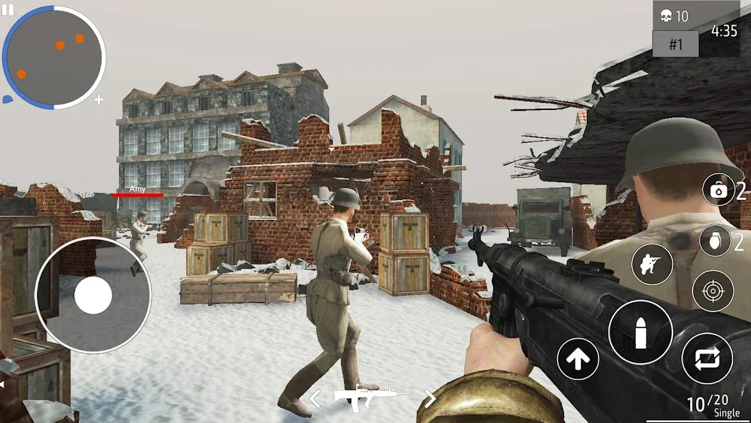 Скачать World War 2 Shooter offline с модом — Много денег и патронов — скриншот 5