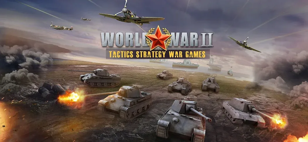 Взломанная World War 2: Strategy Games на Андроид — Много денег — скриншот 1 Взломанная World War 2: Strategy Games на Андроид — Много денег — скриншот 1