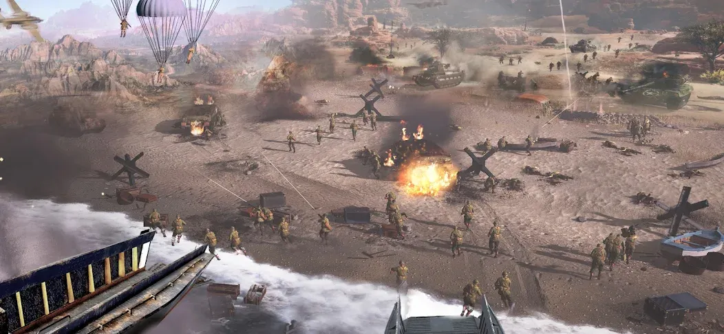Взломанная World War 2: Strategy Games на Андроид — Много денег — скриншот 3 Взломанная World War 2: Strategy Games на Андроид — Много денег — скриншот 3