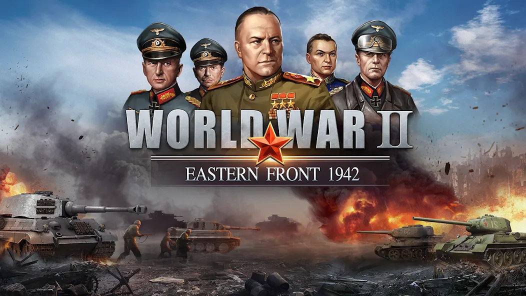 World War 2:WW2 Strategy Games — Взломанная версия (Много денег и золота) — скриншот 1 World War 2:WW2 Strategy Games — Взломанная версия (Много денег и золота) — скриншот 1