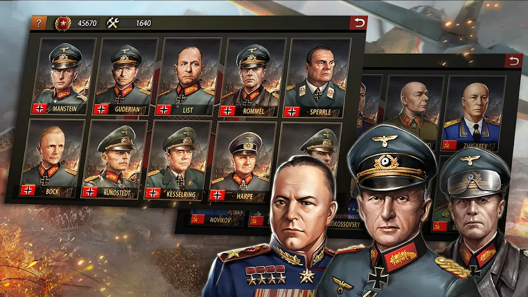 World War 2:WW2 Strategy Games — Взломанная версия (Много денег и золота) — скриншот 2 World War 2:WW2 Strategy Games — Взломанная версия (Много денег и золота) — скриншот 2