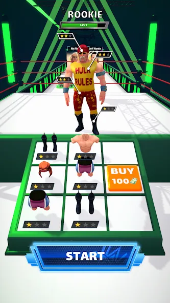 Скачать Wrestling Trivia Run — Последняя версия (Много денег и без рекламы) — скриншот 2