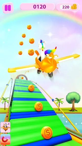 Unicorn Kingdom: Running Games (Мод Много денег) — скриншот 2 Unicorn Kingdom: Running Games (Мод Много денег) — скриншот 2