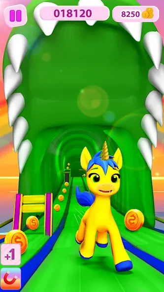Unicorn Kingdom: Running Games (Мод Много денег) — скриншот 5