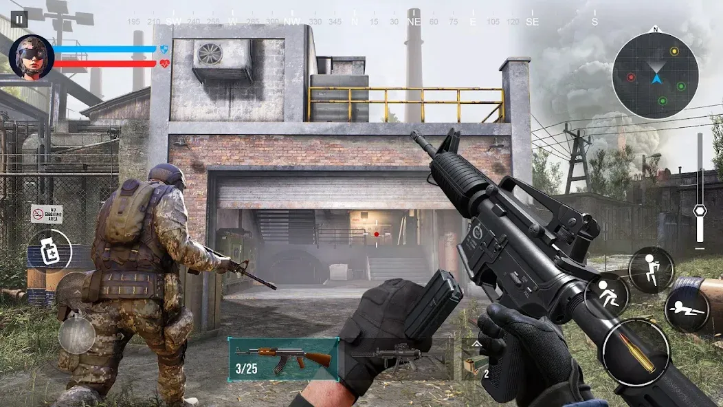 Call of Warfare FPS War Game Mod APK Много денег и бессмертие — Скачать на Андроид — скриншот 2