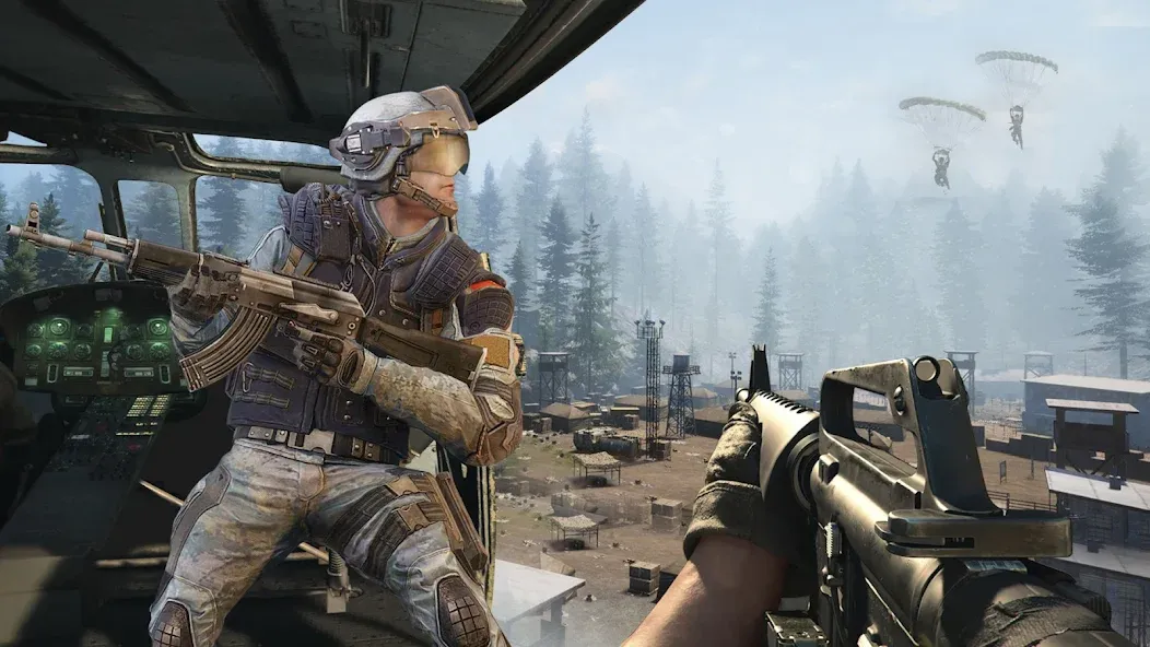 Call of Warfare FPS War Game Mod APK Много денег и бессмертие — Скачать на Андроид — скриншот 4