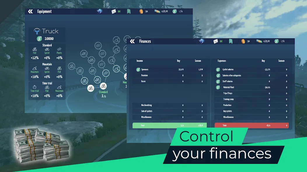 Live Cycling Manager 2023 — Много денег — скриншот 5