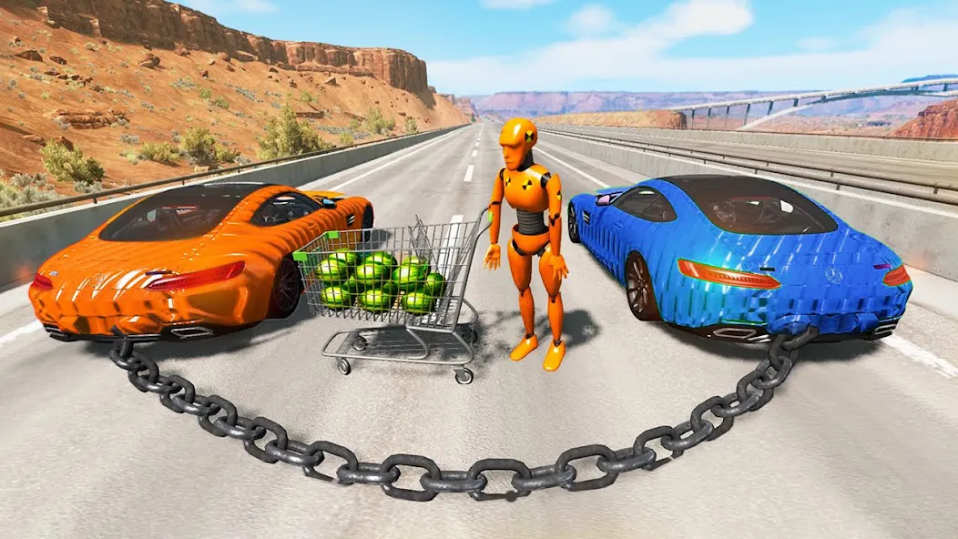 Скачать Car Crash: 3D Mega Demolition MOD APK — Много денег — скриншот 4