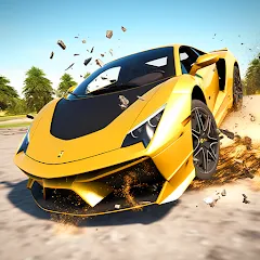 Скачать Car Crash: 3D Mega Demolition MOD APK — Много денег