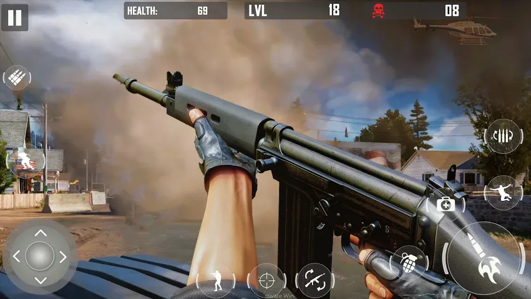 fps cover firing Offline Game MOD — Много денег на Андроид — скриншот 1