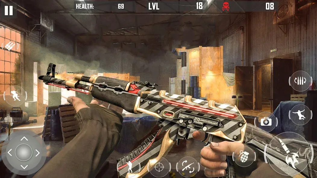 fps cover firing Offline Game MOD — Много денег на Андроид — скриншот 3